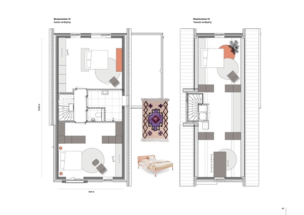 Floorplan - Lange Akker Bouwnummer 13 Fase 2, 9331 DA Norg